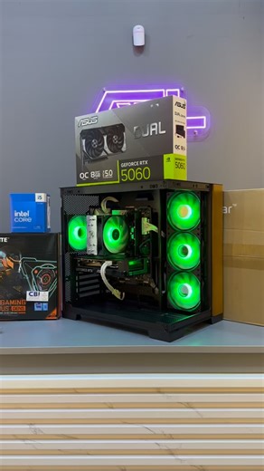 APL tech on Instagram‎: "CPU INTEL CORE I5 14400f BOX DEEPCOOL AG400 ARGB MB GIGABYTE B760M GAMING PLUS WIFI 6 GEN5 RAM MAGMA 16GB DDR5 5600MHZ GPU MSI GEFORCE RTX 5060 TI GAMING TRIO DISQUE SSD CUSU 512GB NVME GEN3X4 3.0 G/SEC PSU MSI MAG A650BNL 80 PLUS BRONZE WHITE CASE RAIDMAX I610 WOOD LG ULTRAGEAR 24GS60F 24 POUCE IPS 180HZ HEADSET ATTACK SHARK L80 PRO 📞 للطلب او الاستفسار: 05 41555211 05 57467004 الموقع الالكتروني : https://apltech.dz 📍 العنوان: سطيف 🛵 التوصيل متوفر 58 ولاية 📩 مرحبًا