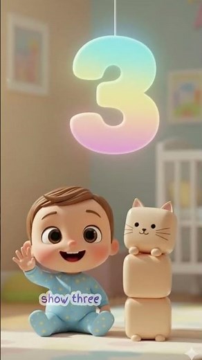 Number 3 Song for Kids | Number 3 Learning Video