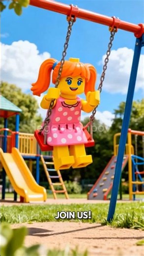 Let's play in the playground with LEGO!!