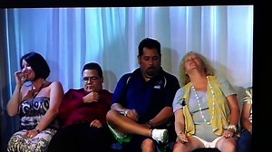 on stage with Anthony Cools in Vegas