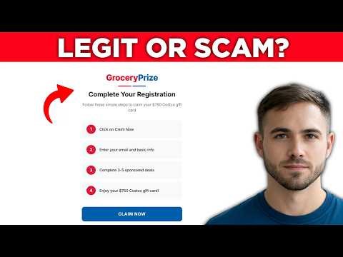 GroceryPrize.com Review 2026 – $750 Costco Gift Card Scam or Legit?