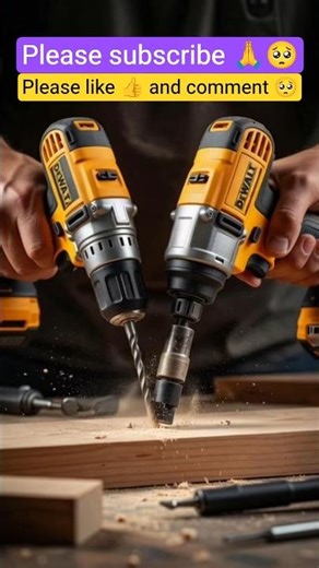 Mini drill vs mini impact driver side by side on real wood 😳