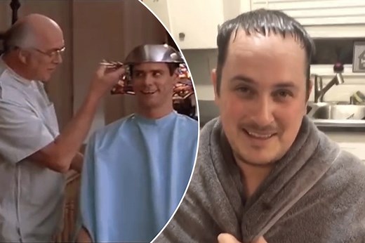‘Dumb and Dumber’ bad haircut given by man’s wife