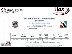 How to File KRA Tax Return 2026 for TSC Teachers | SHIF & Affordable Housing Explained ( iTax Guide)