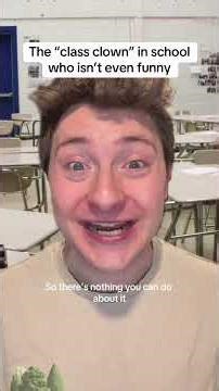 The class clown who isn’t even funny #comedy #pov #funny