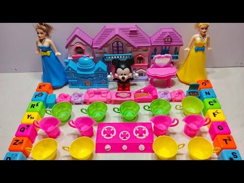 6:47 Minutes Satisfying with Unboxing Cute Minnie Mouse Kitchen Playset | Minnie Review Toys ASMR