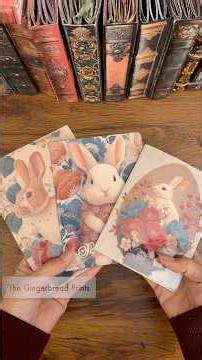 Make your own adorable custom notebook covers in UNDER 10 MINUTES! 🐰✨