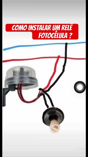 como instalar um relê fotocélula ￼?