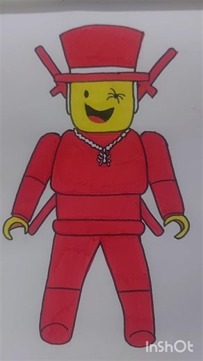 Sammy drawing | Acrylic paint Markers