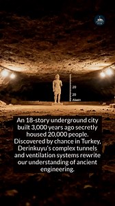 Discover Derinkuyu, the massive ancient underground city built for survival. | Ancient Star