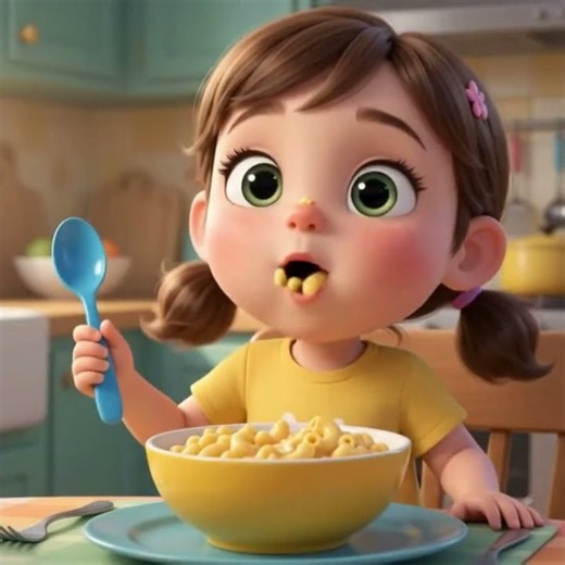 🧀 My Mac and Cheese Song | Cute Animated Food Song for Kids 🍝🎵 #macncheese #kidssongs