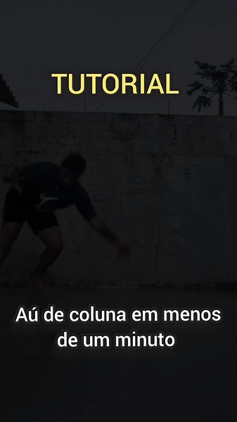 Tutorial de Aú de Coluna em Capoeira