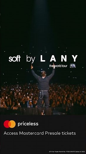 LANY: soft world tour Mastercard