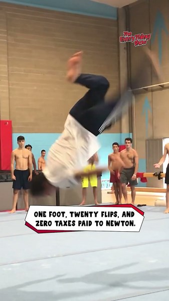 20 Backflips NONSTOP!😱 #shorts