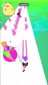 Big Hand Stack Girl Game wmkgaming Level 24-25 #gaming #gameplay #youtubeshorts #shorts