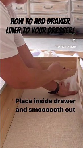 DIY Dresser Makeover: Adding Drawer Liners Step by Step