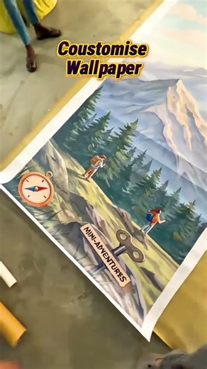 Customize Your Wallpaper Design 🔥 Make Your Own Wall #wallpaperhubahmedabad #interiordesign