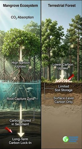 Mangrove Ecosystem vs Terrestrial Forest