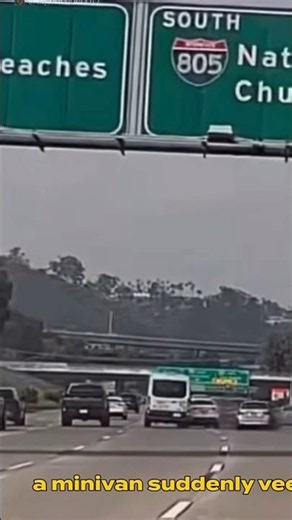 Insane freeway crash in San Diego caught on dash cam 😳