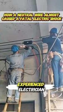 How a Neutral Wire Almost Caused a Fatal Electric Shock⚡️💡#electricaltips #electricalhacks #neutral