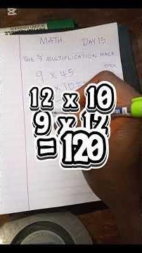 9x MULTIPLICATION SECRET 🤫