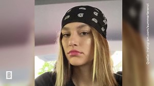 Sportliches Duo: Mit Tochter Summer versucht sie sich an einem TikTok-Tanz