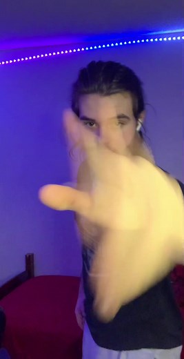 Dancing with Purple LED Lights and Glasses