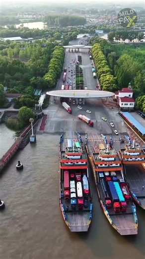 The Satisfying Ferry Crossing That Never Stops 😍