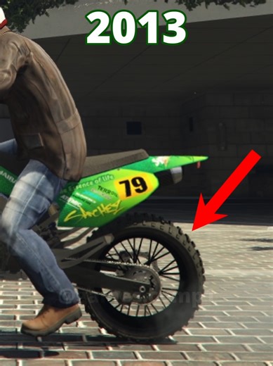 Motorcycle Tire Explosion in GTA Games