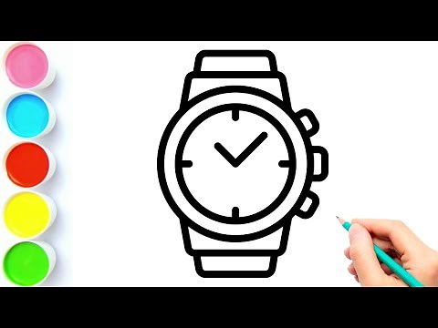 Wrist Watch Drawing | How to Draw Wrist Watch | Watch Drawing | Watch | Draw Smart