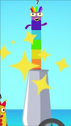 Numberblocks Learn to Count 3 & 7 in Beach Magic Run World New Season | Numberblocks Magic Adventure