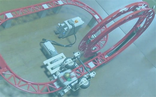 乐高MOC教程：如何搭建过山车循环轨道