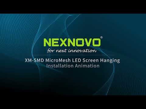 How to install a MicroMesh Transparent LED Screen: Hanging Solution