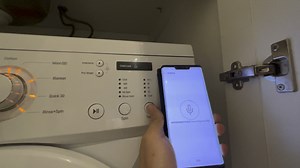 【数传电报】LG洗衣机智能诊断功能演示