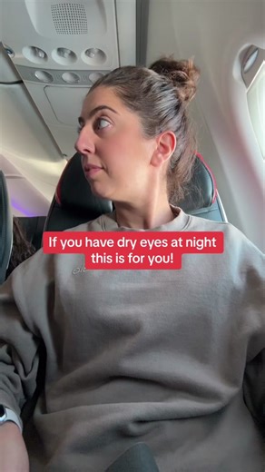 If you sleep with your eyes open or have dry eyes at night, look into this! 🤩 #lagophthalmos #sleepingmask #dryeyetreatment #dryeyedisease #airplaneskincare #eyedropshop