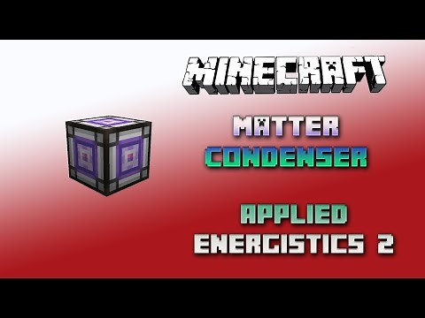 Matter Condenser 📀 Minecraft Applied Energistics Tutorial 1.16.5 📀 English 📀 #Minecraft