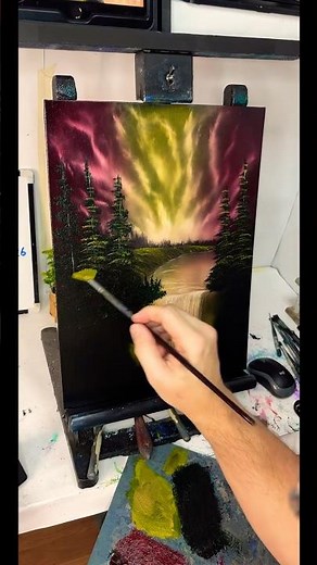 Bob Ross Happy little trees !