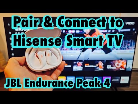 JBL Endurance Peak 4: Connect to Vizio Smart TV via Bluetooth