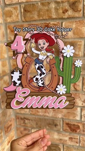 Toy Story 3D Cake topper