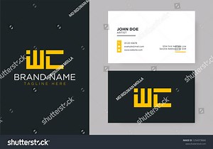 Premium Letter Wc Logo Elegant Corporate Stock Vector (Royalty Free) 1254373660 | Shutterstock
