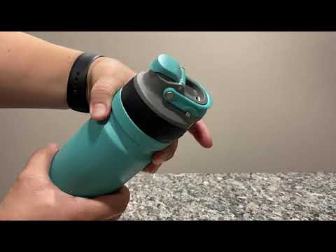 BEST INSULATED BOTTLE!!! Coleman FreeFlow AUTOSEAL Insulated Stainless Steel Water Bottle