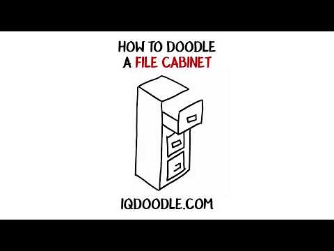 How to Draw a File Cabinet (drawing tips)