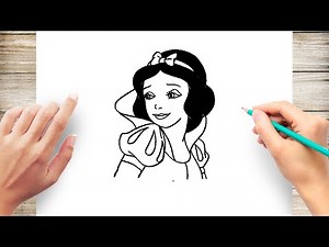 How to Draw Snow White Step by Step