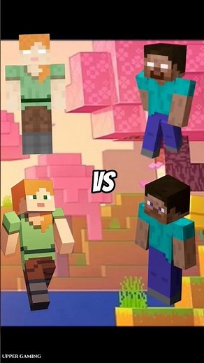 Alex Alexbrine Vs Herobrine And Steve #shorts #herobrine #minecraft