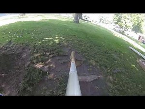 Stihl fsa 56 trimmer cutting grass