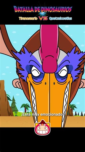Tyrannosaurus vs. Quetzalcoatlus | Dinosaur Battle | REDMON KIDS #shorts