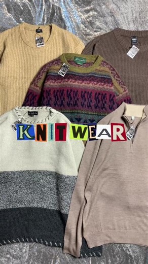 Knit Fresh Stock Langsung sadja check instagram di bio😈 #knitwear #thriftbandung #coogistyle