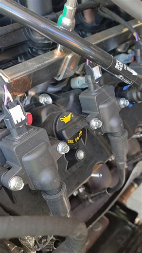 7.3L Oil Cap Mod for DIY Oil Changes.
