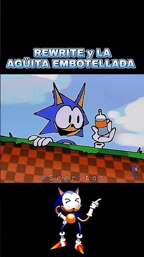 Rewrite🦔😈 y la Agüita embotellada 💧🥤||Fandub en Español Latino 🗣️🎙️||corto #apoyo #sonicthehedgehog