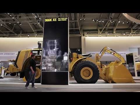 Multi-touch X-ray viewer of new Caterpillar excavator using AMD FirePro W9000 + Ventuz software